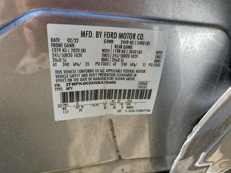 2022 FORD EDGE TITANIUM 13