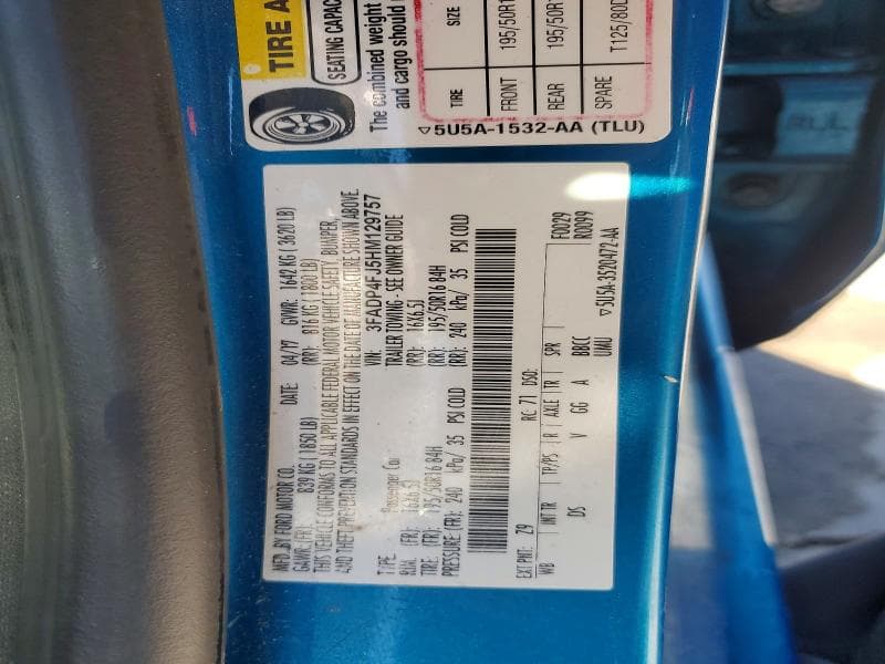 2017 FORD FIESTA TITANIUM 12