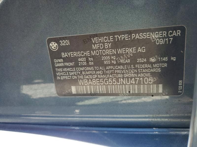 2018 BMW 320 XI 12