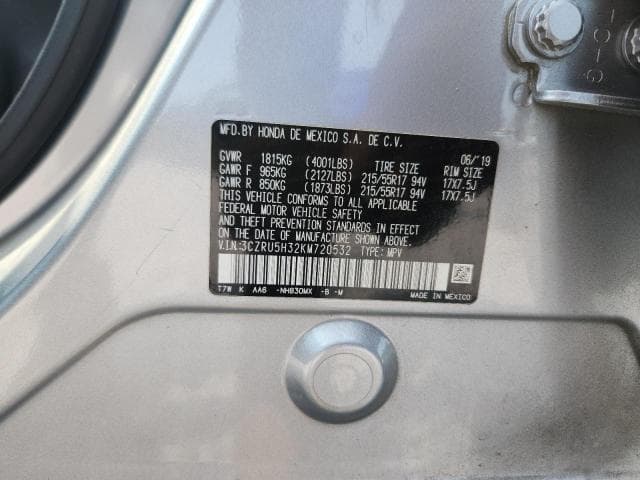 2019 HONDA HR-V LX 13