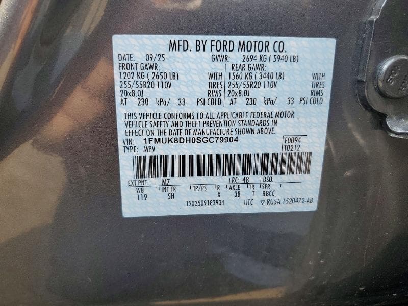 2025 FORD EXPLORER ACTIVE 13
