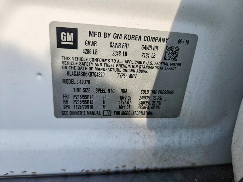 2019 BUICK ENCORE PREFERRED 13