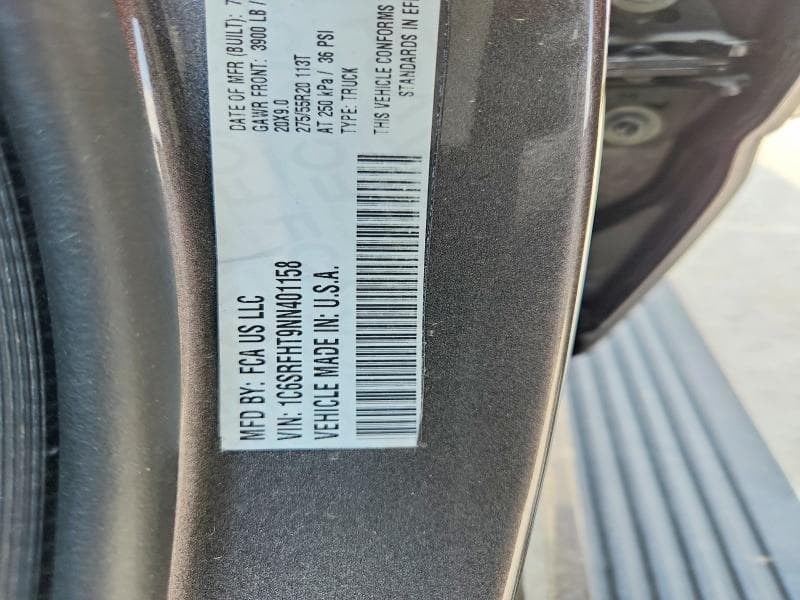 2022 RAM 1500 LIMITED 12