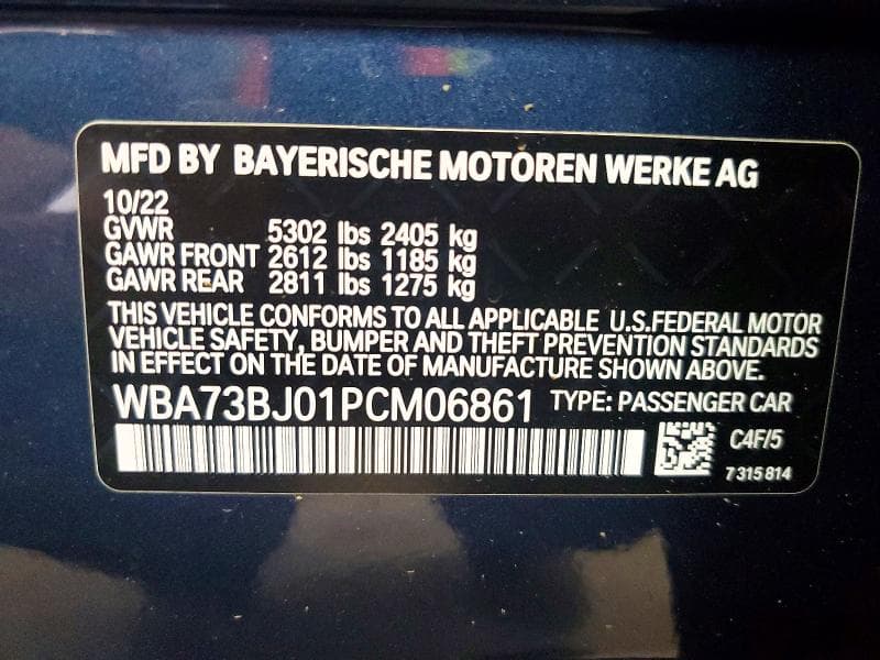 2023 BMW 540 XI 12