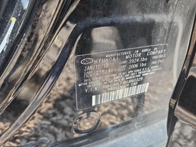 2019 HYUNDAI ELANTRA 12