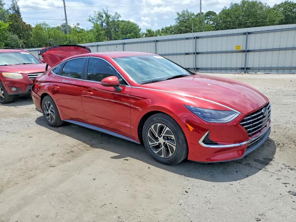 2023 HYUNDAI SONATA HYBRID BLUE 4