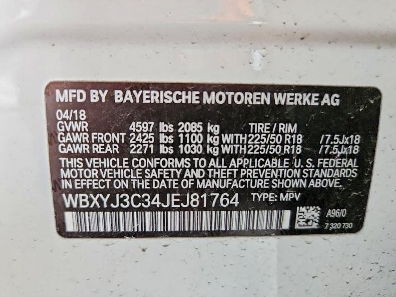 2018 BMW X2 SDRIVE28I 14
