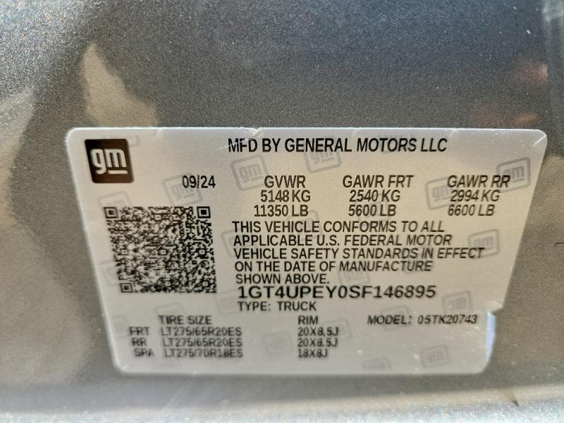 2025 GMC SIERRA K2500 AT4 12