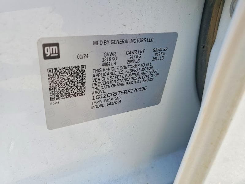 2024 CHEVROLET MALIBU LS 12
