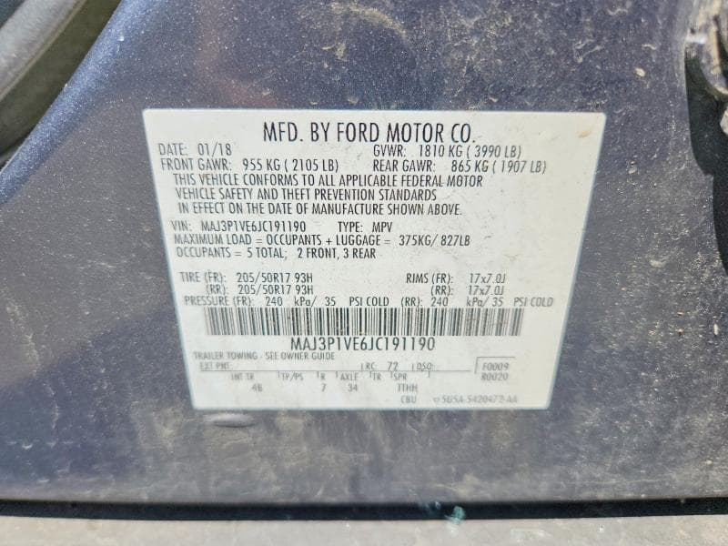 2018 FORD ECOSPORT TITANIUM 14