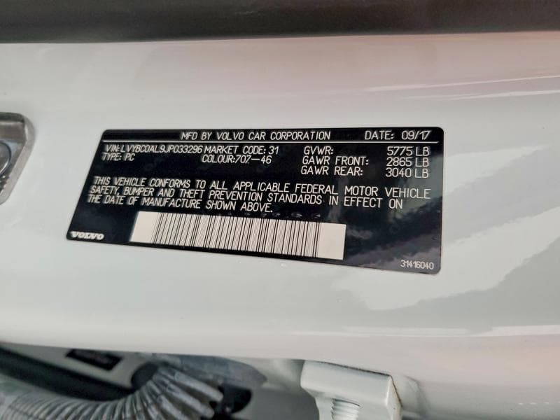 2018 VOLVO S90 T8 INSCRIPTION 12