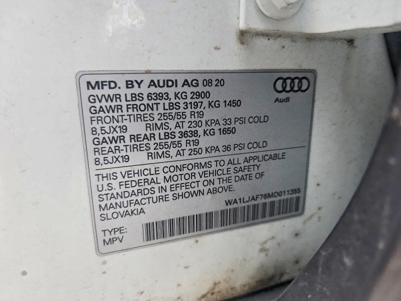 2021 AUDI Q7 PREMIUM PLUS 13
