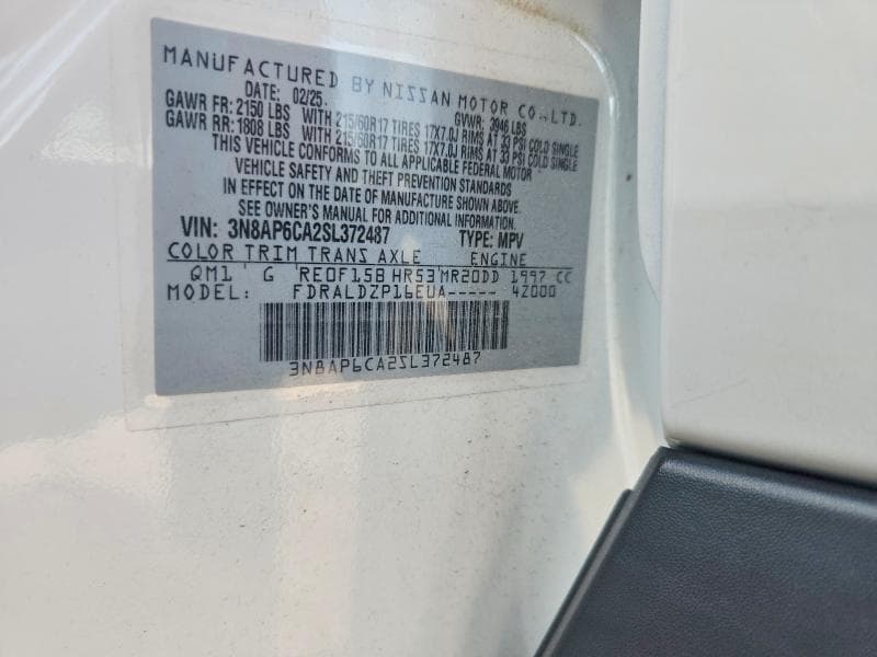 2025 NISSAN KICKS SV 13