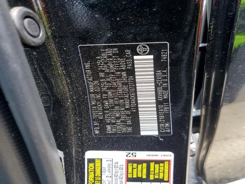 2026 TOYOTA CAMRY SE 12