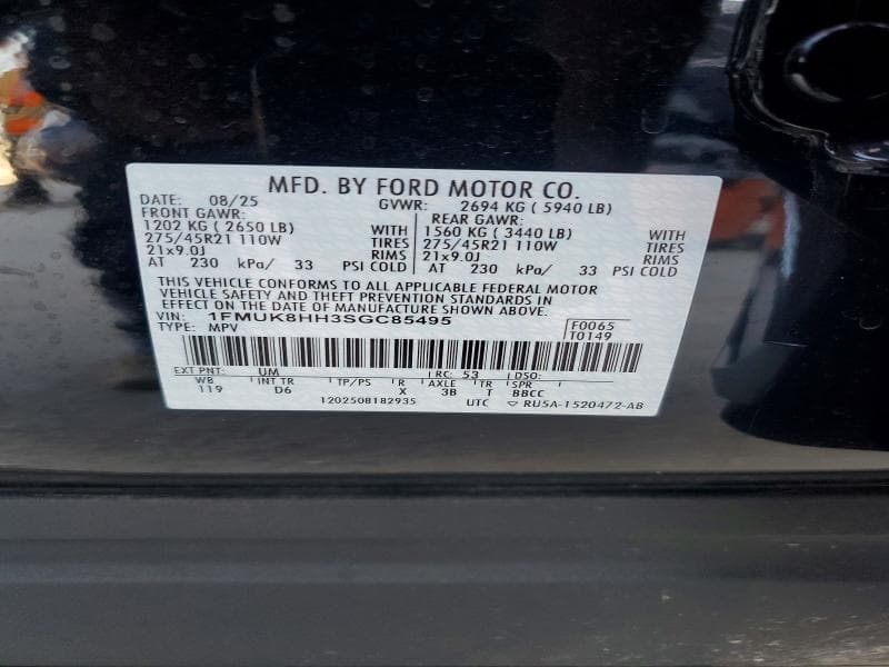 2025 FORD EXPLORER PLATINUM 13