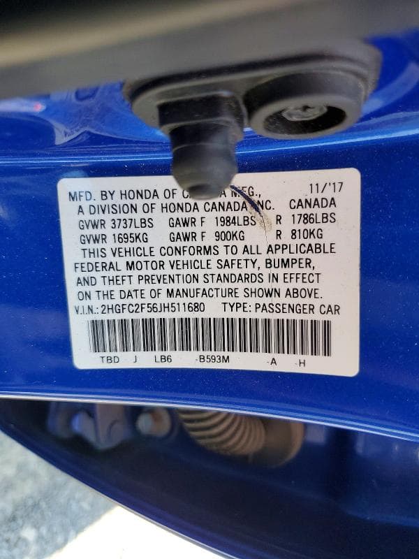 2018 HONDA CIVIC LX 12