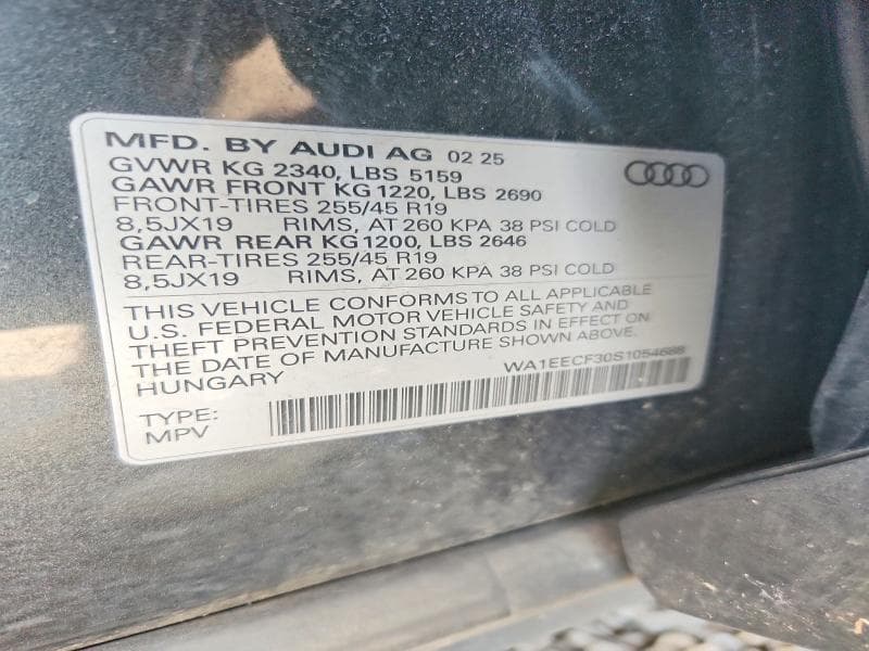 2025 AUDI Q3 PREMIUM PLUS S LINE 45 14