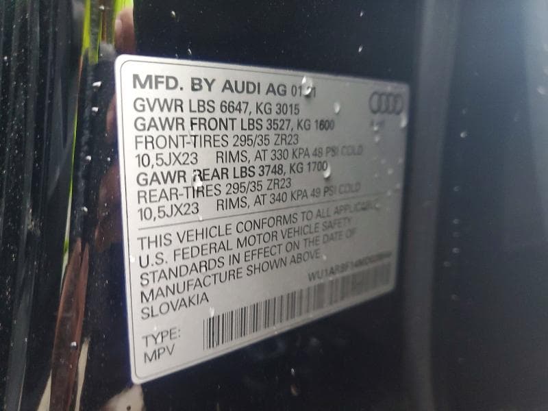 2021 AUDI RS Q8 13