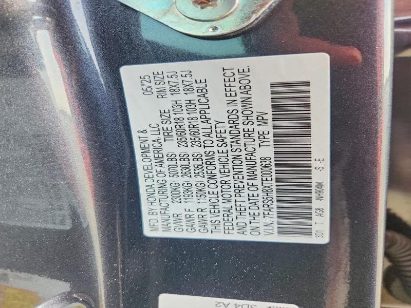 2026 HONDA CR-V 12