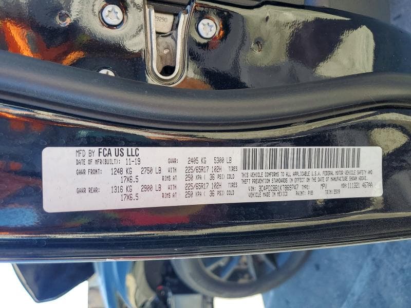 2019 DODGE JOURNEY SE 12