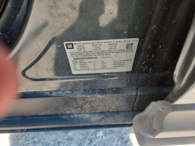 2018 CHEVROLET EQUINOX LT 13