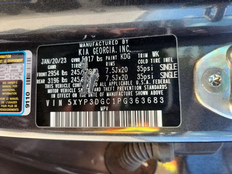 2023 KIA TELLURIDE EX 14