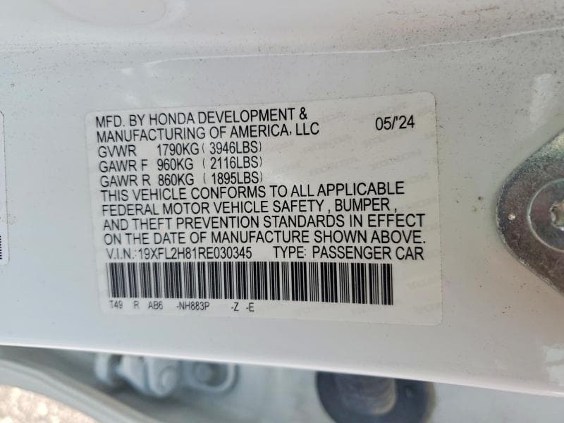 2024 HONDA CIVIC SPORT 12