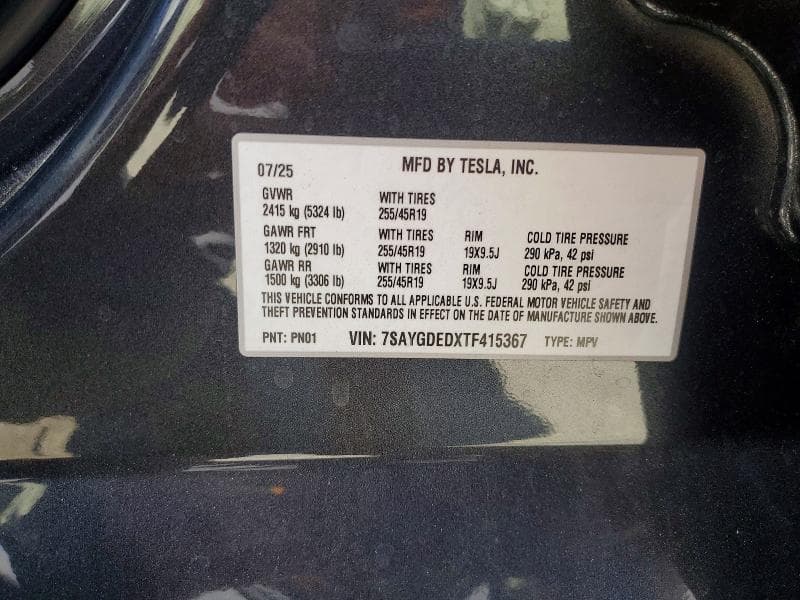 2026 TESLA MODEL Y 12