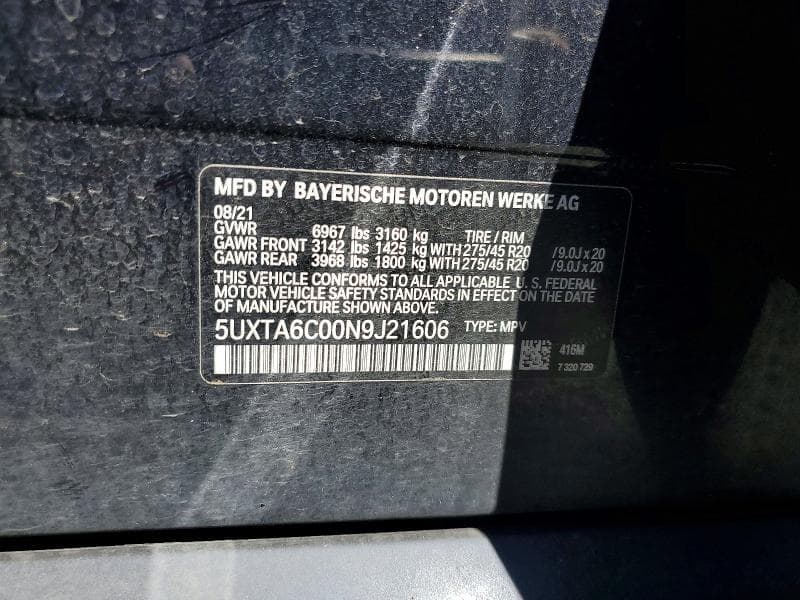 2022 BMW X5 XDRIVE45E 13