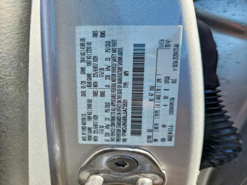 2020 FORD ESCAPE SE 14