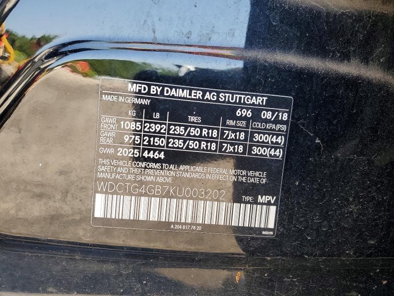 2019 MERCEDES-BENZ GLA 250 4MATIC 12