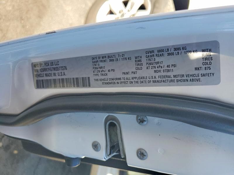 2021 RAM 1500 CLASSIC TRADESMAN 12