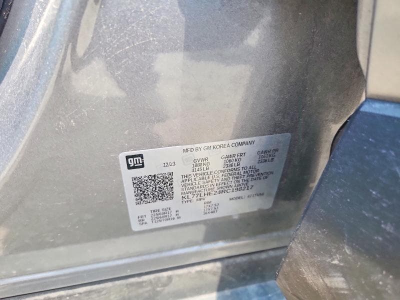 2024 CHEVROLET TRAX 1LT 12