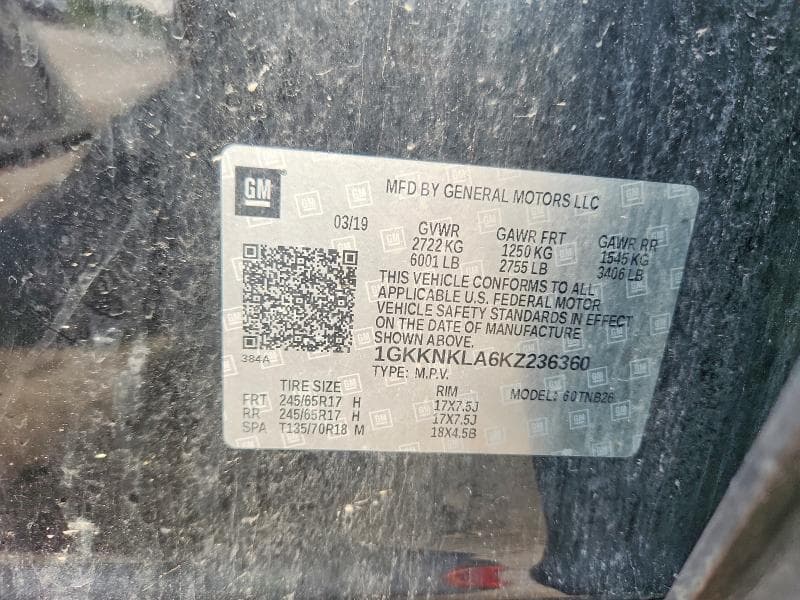 2019 GMC ACADIA SLE 14