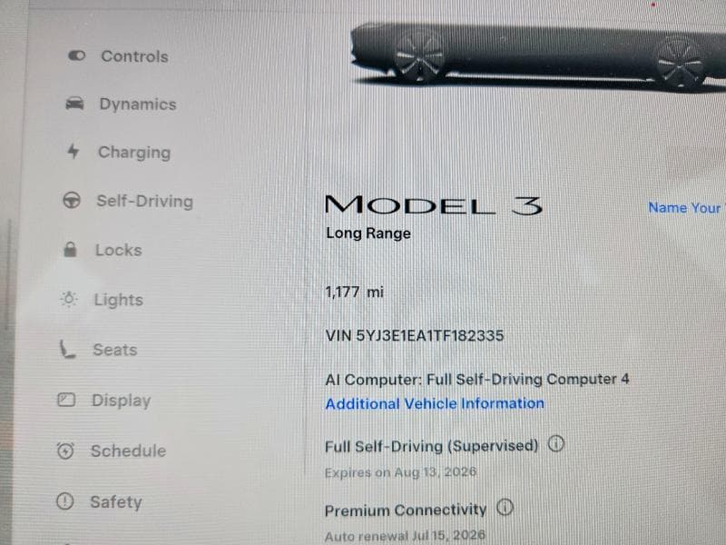 2026 TESLA MODEL 3 9