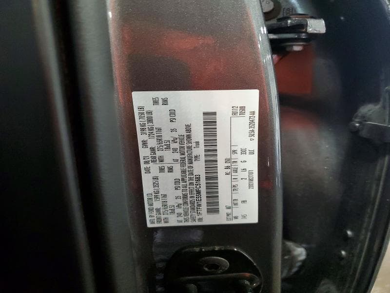 2021 FORD F150 SUPERCREW 12
