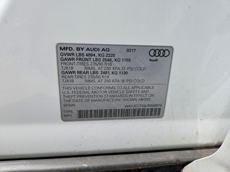 2018 AUDI Q3 13