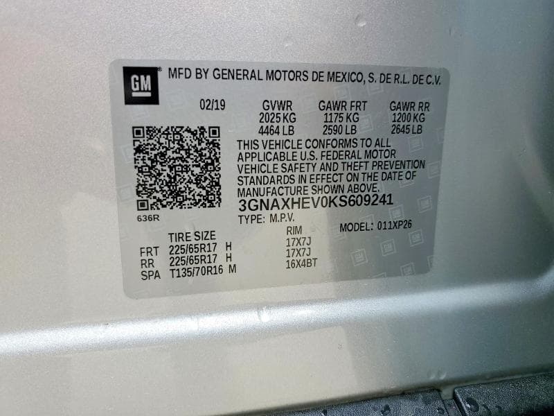 2019 CHEVROLET EQUINOX LS 13