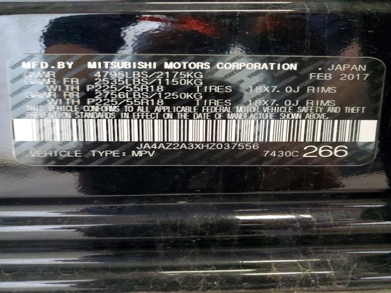 2017 MITSUBISHI OUTLANDER ES 14