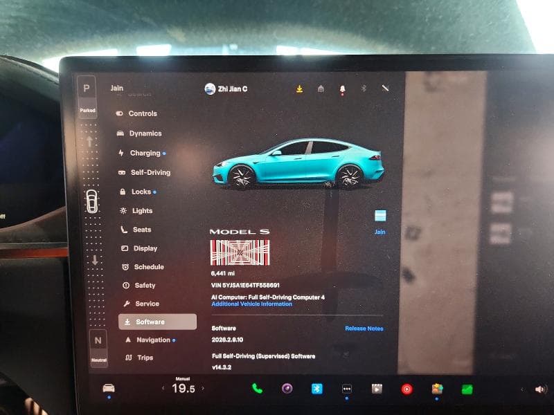 2026 TESLA MODEL S 9