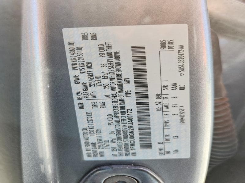 2024 FORD ESCAPE ACTIVE 12
