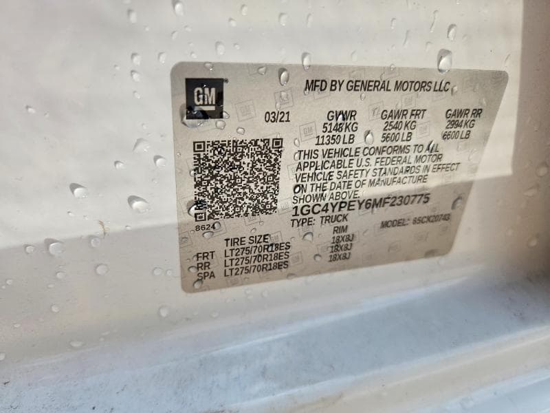 2021 CHEVROLET SILVERADO K2500 HEAVY DUTY LTZ 12
