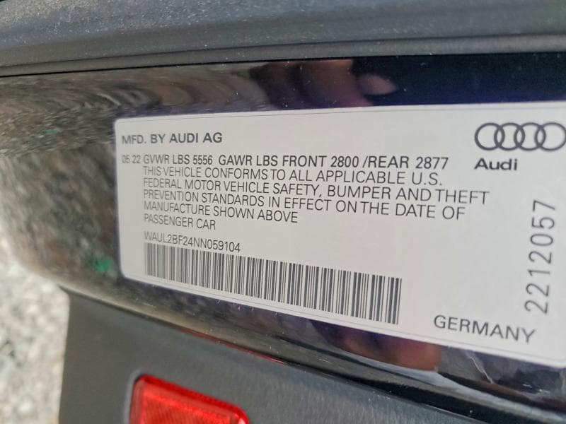 2022 AUDI A6 PREMIUM PLUS 13
