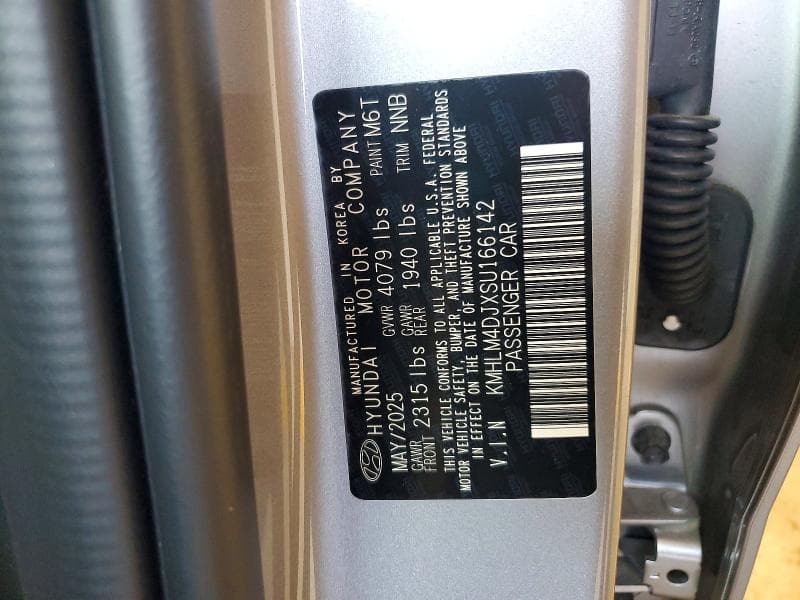2025 HYUNDAI ELANTRA HYBRID BLUE 13