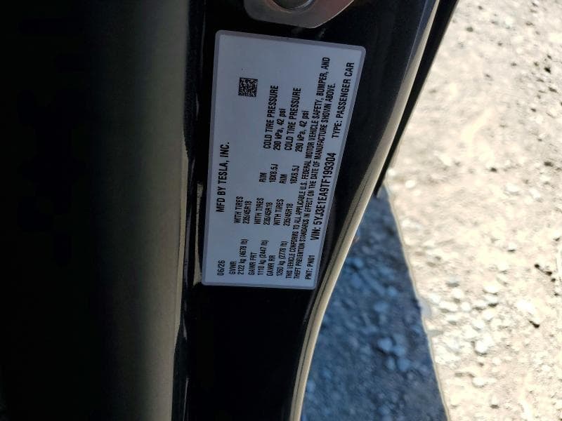 2026 TESLA MODEL 3 12