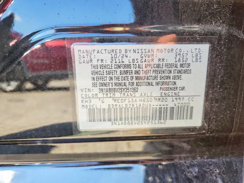2025 NISSAN SENTRA S 12