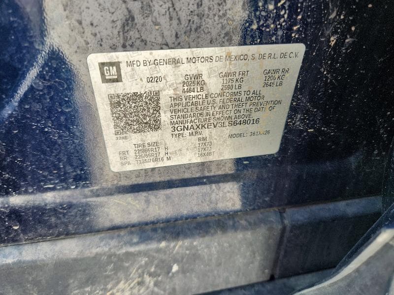 2020 CHEVROLET EQUINOX LT 14