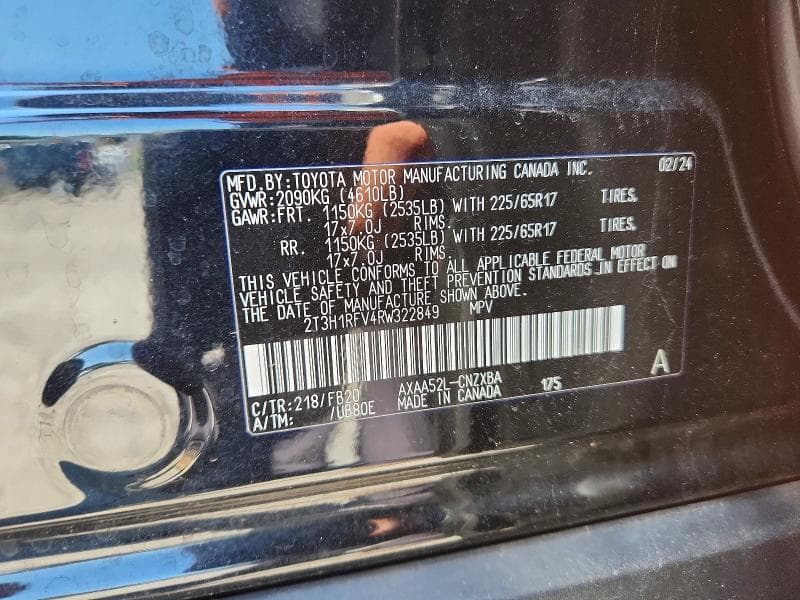 2024 TOYOTA RAV4 LE 13