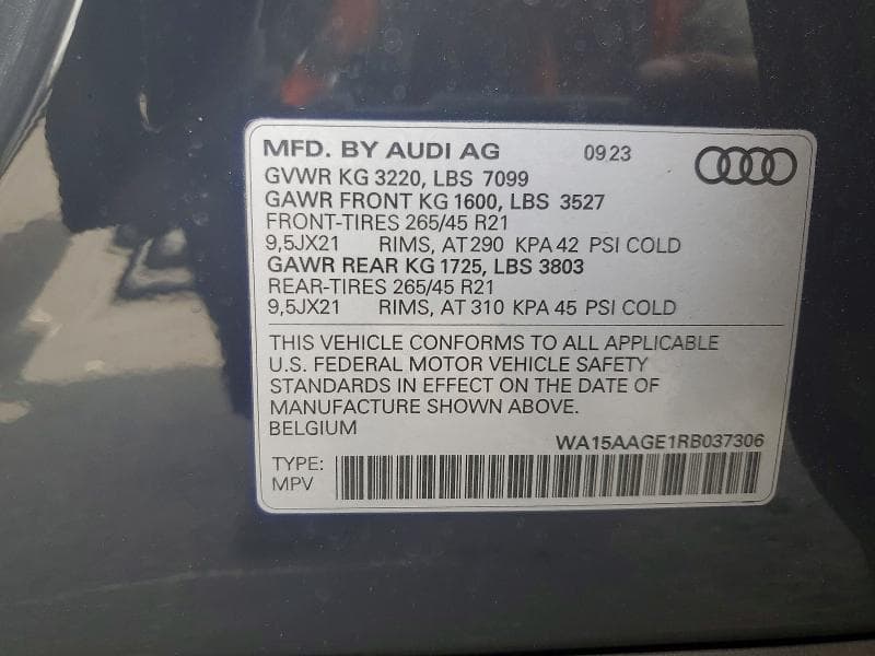 2024 AUDI Q8 E-TRON PREMIUM PLUS 14