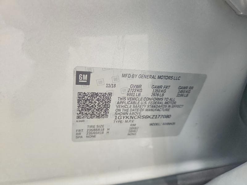 2019 CADILLAC XT5 LUXURY 12